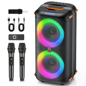 T27 Karaoke Speaker with Microphones